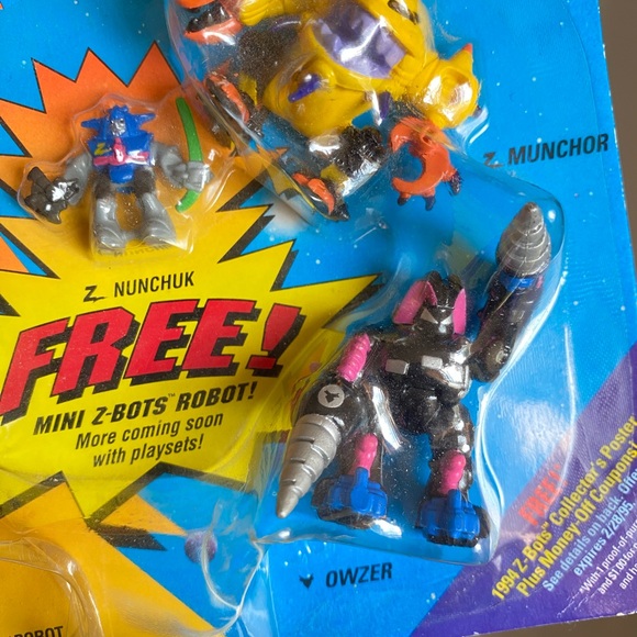 1994 Micro Machines Zbots new in package figures poseable robots - Picture 8 of 8